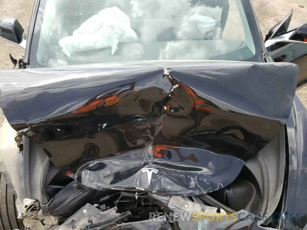 7 Photograph of a damaged car 5YJ3E1EBXKF385134 TESLA MODEL 3 2019