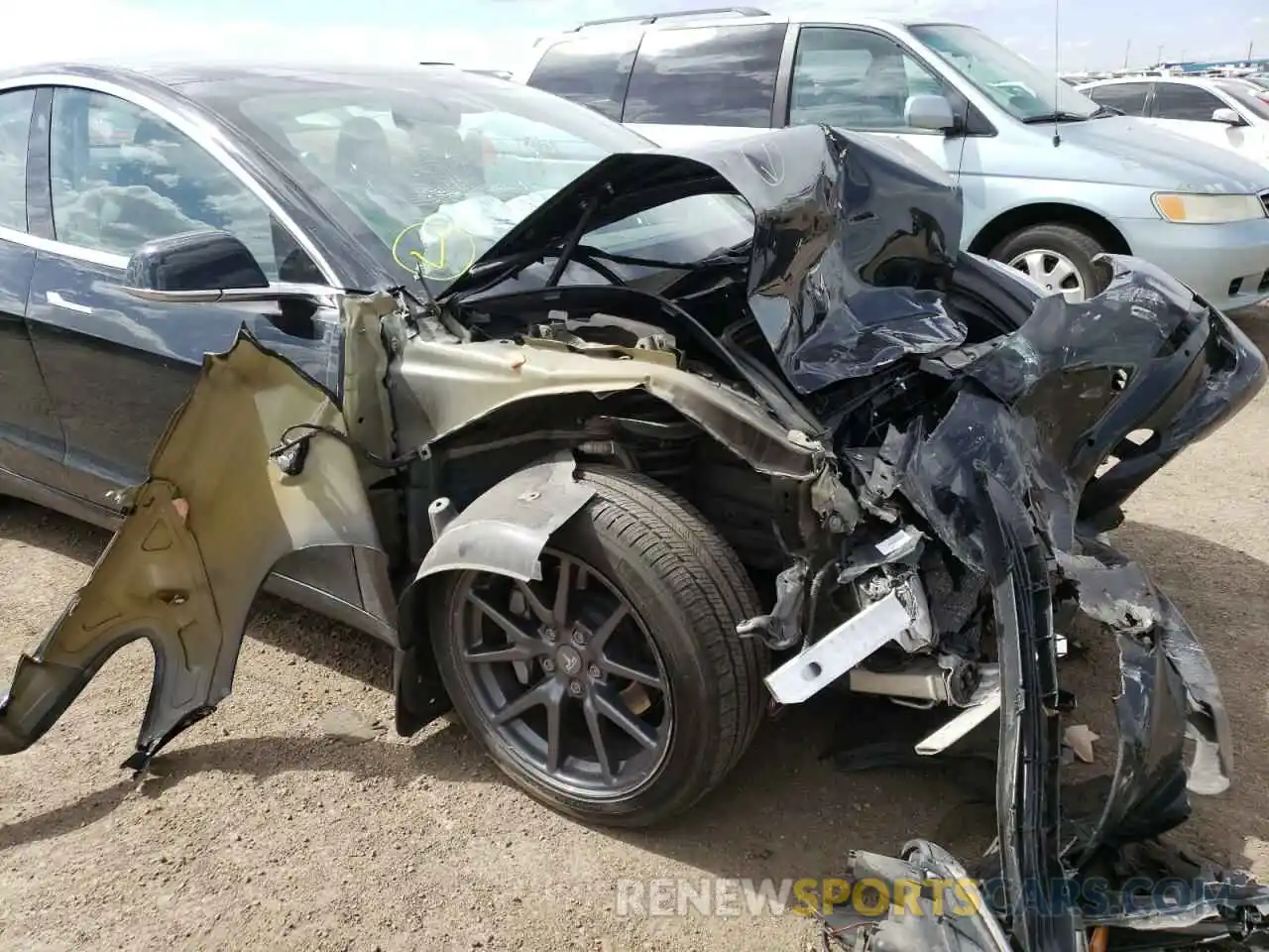 9 Photograph of a damaged car 5YJ3E1EBXKF385134 TESLA MODEL 3 2019