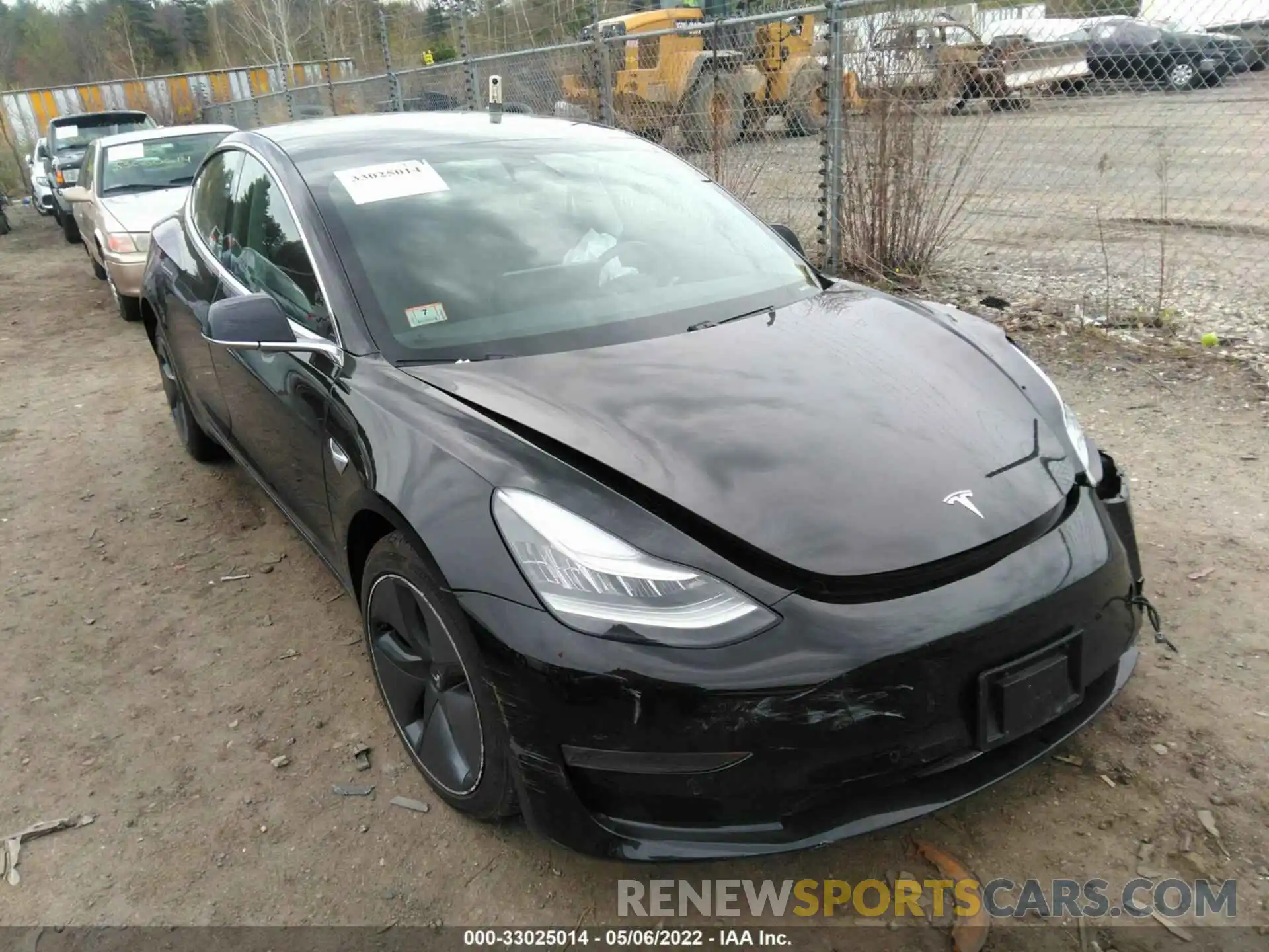 1 Photograph of a damaged car 5YJ3E1EBXKF385778 TESLA MODEL 3 2019