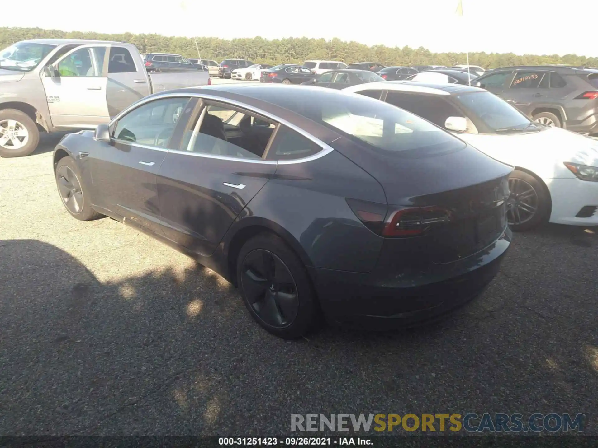 3 Photograph of a damaged car 5YJ3E1EBXKF386221 TESLA MODEL 3 2019