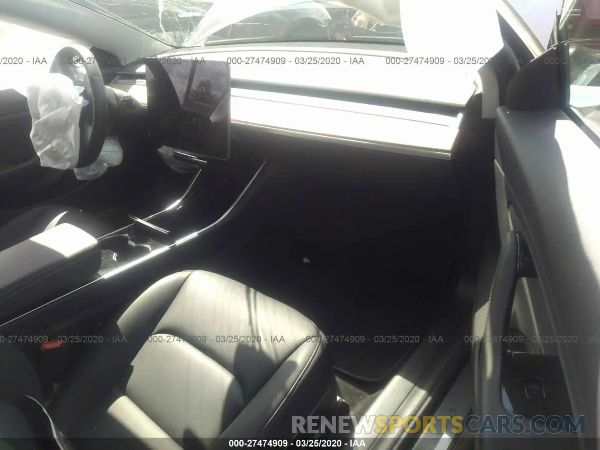 5 Photograph of a damaged car 5YJ3E1EBXKF386784 TESLA MODEL 3 2019