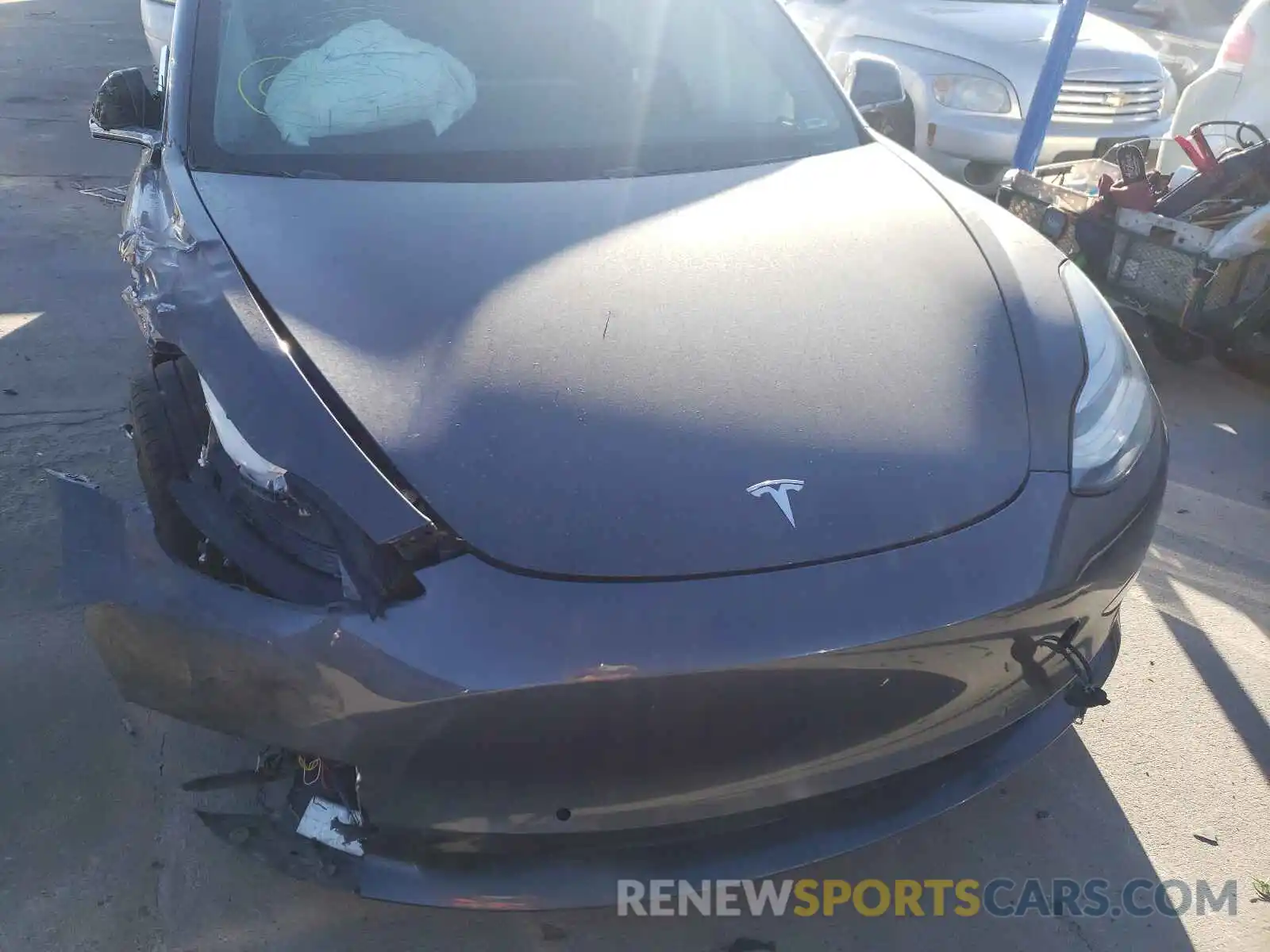 7 Photograph of a damaged car 5YJ3E1EBXKF386915 TESLA MODEL 3 2019