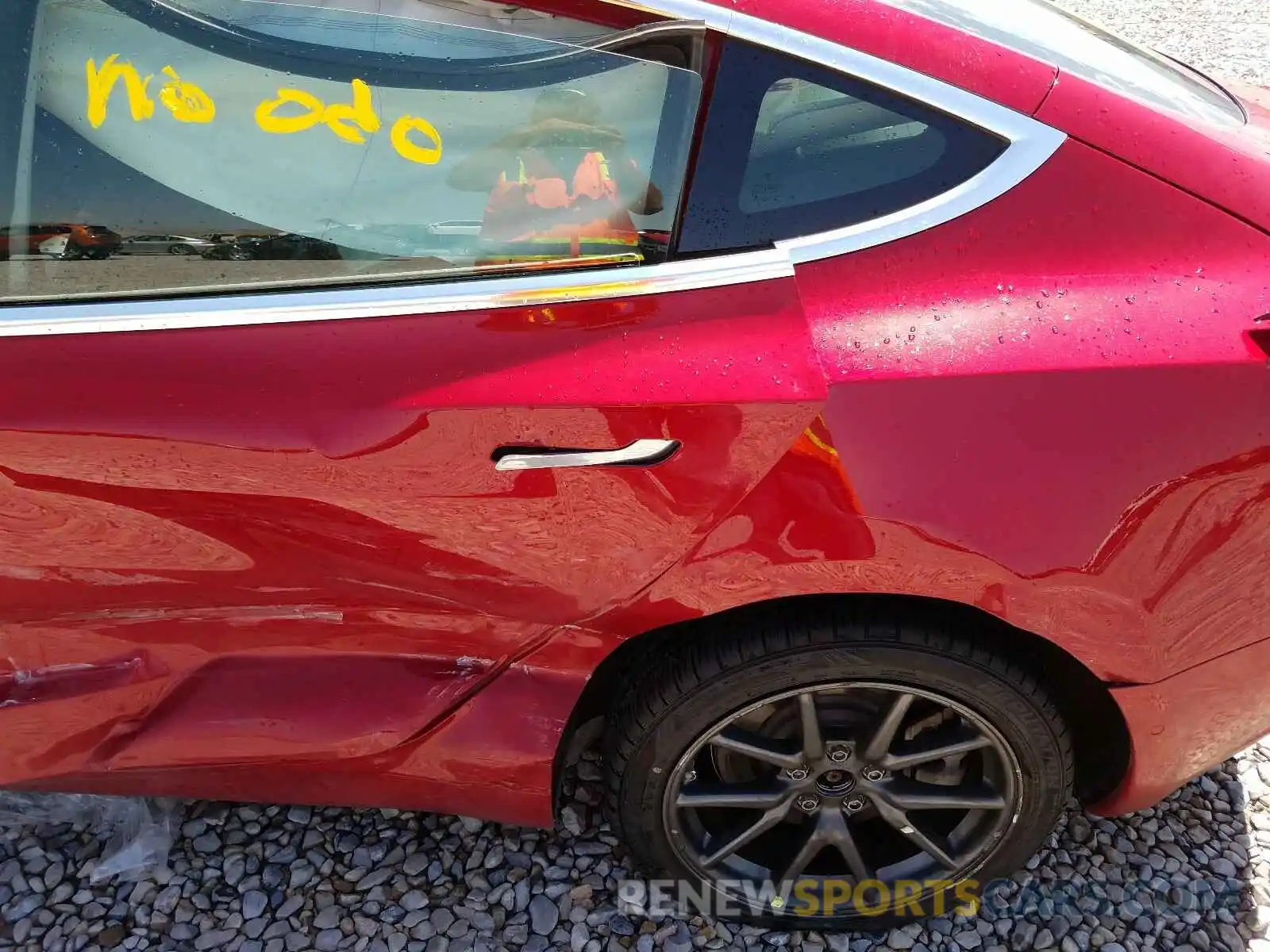 9 Photograph of a damaged car 5YJ3E1EBXKF387269 TESLA MODEL 3 2019