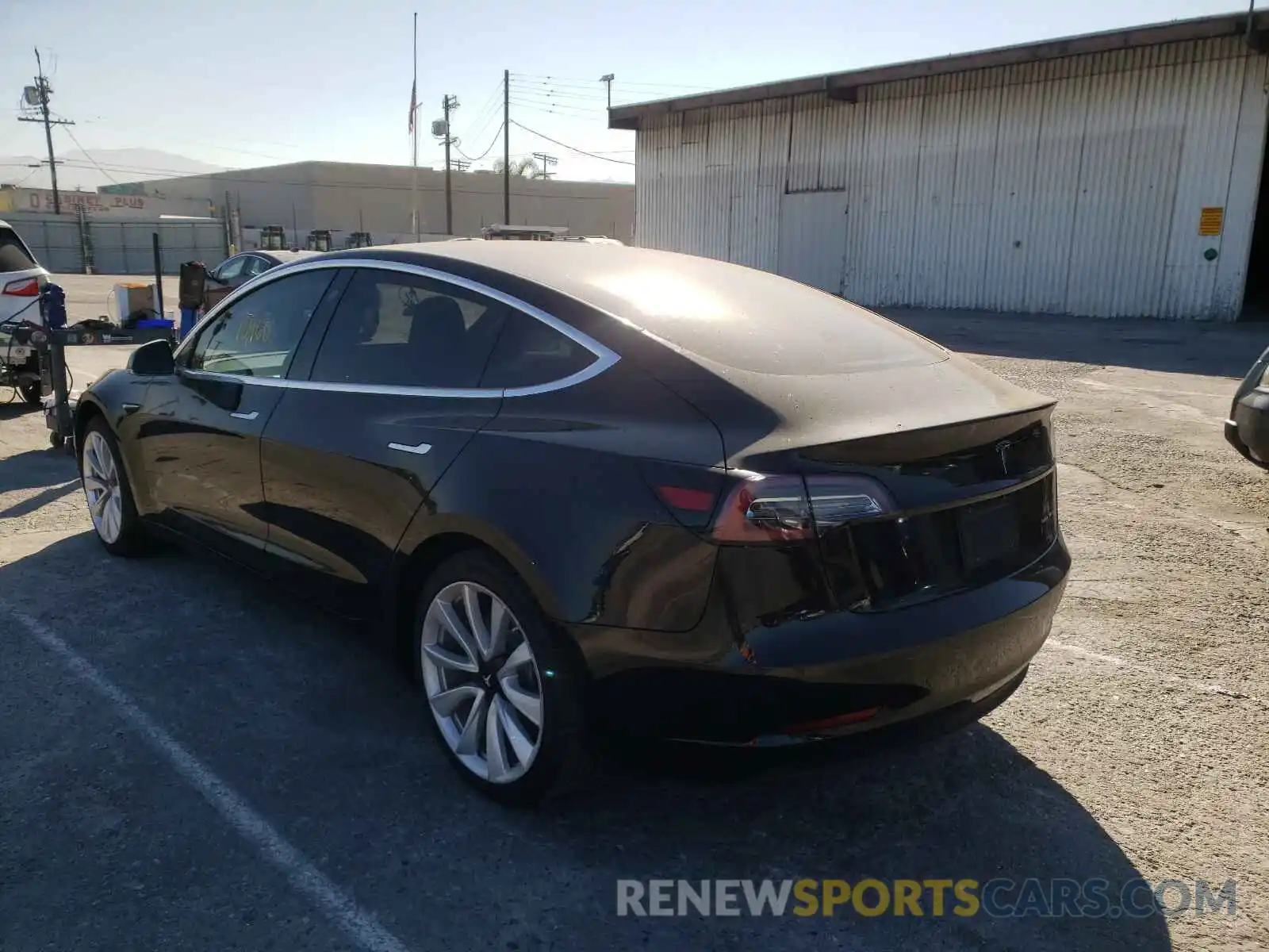 3 Photograph of a damaged car 5YJ3E1EBXKF388714 TESLA MODEL 3 2019