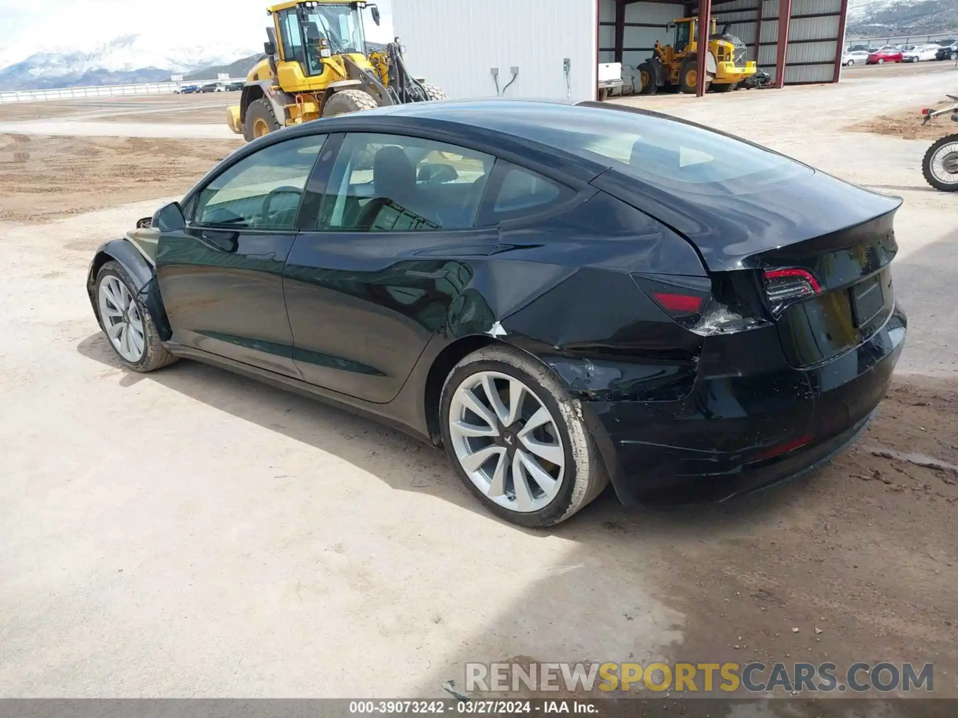 3 Photograph of a damaged car 5YJ3E1EBXKF388762 TESLA MODEL 3 2019