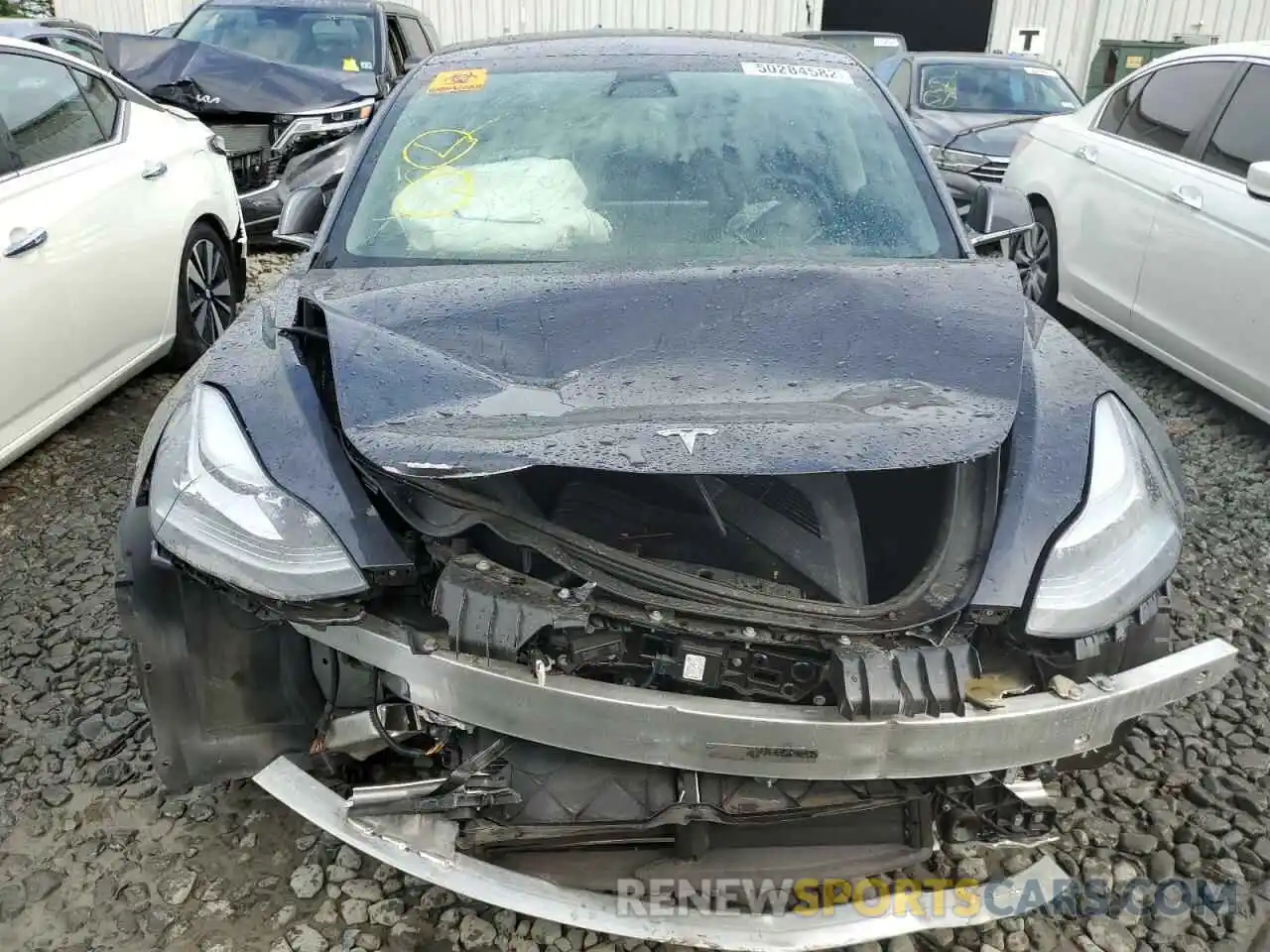 9 Photograph of a damaged car 5YJ3E1EBXKF389099 TESLA MODEL 3 2019