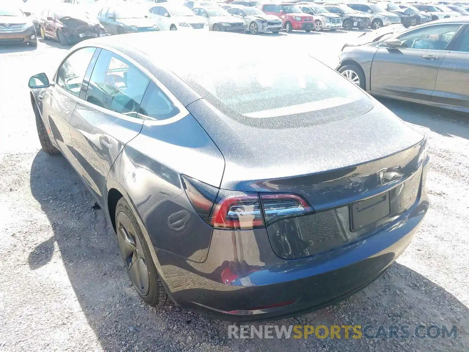 3 Photograph of a damaged car 5YJ3E1EBXKF390799 TESLA MODEL 3 2019