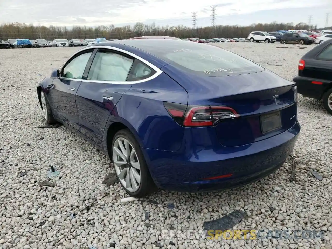 3 Photograph of a damaged car 5YJ3E1EBXKF392004 TESLA MODEL 3 2019