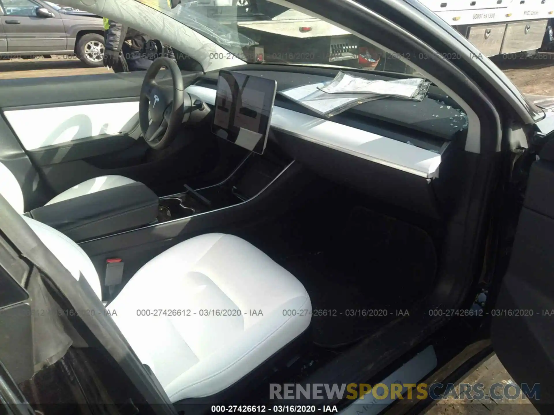 5 Photograph of a damaged car 5YJ3E1EBXKF393279 TESLA MODEL 3 2019