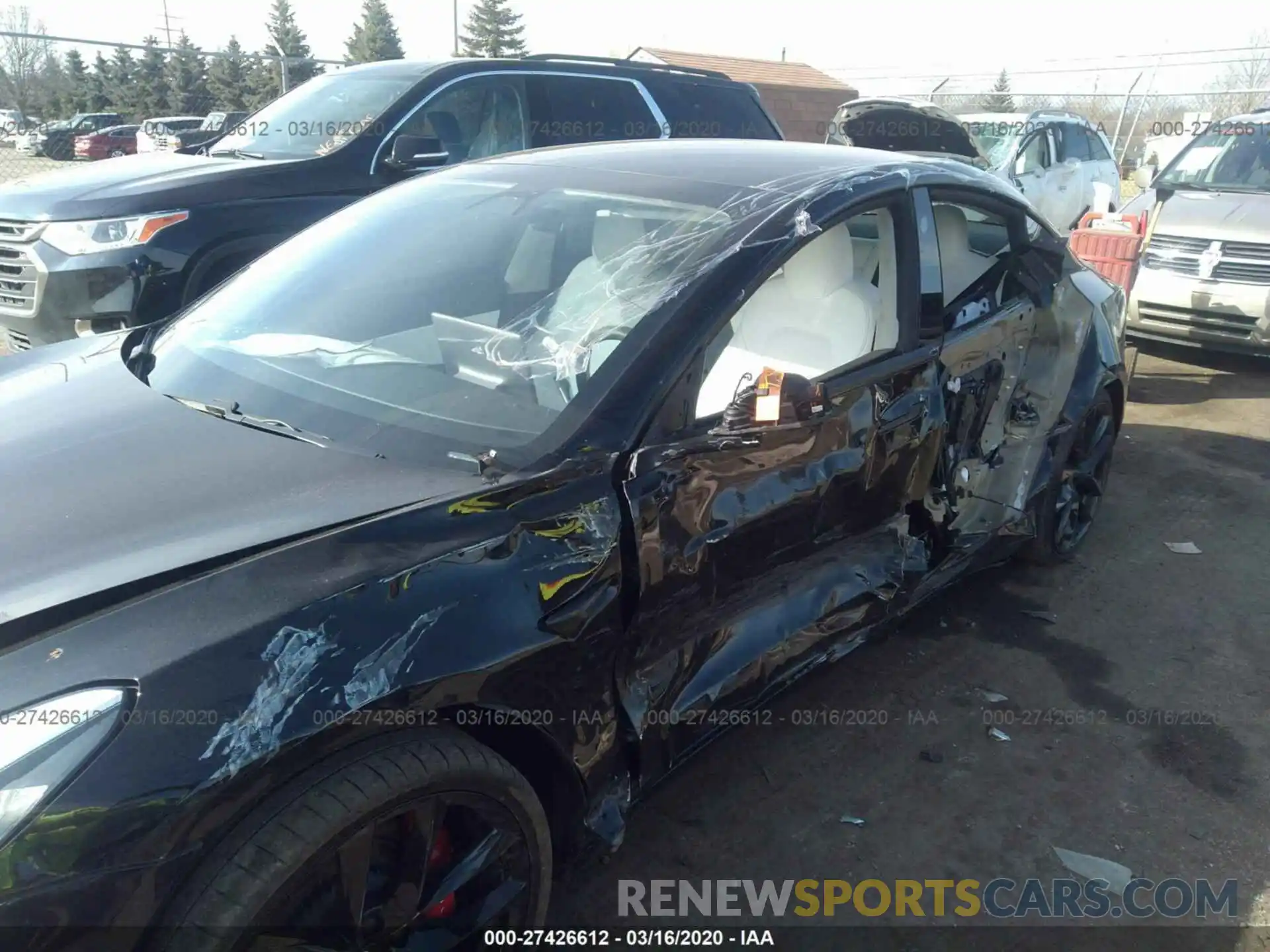 6 Photograph of a damaged car 5YJ3E1EBXKF393279 TESLA MODEL 3 2019