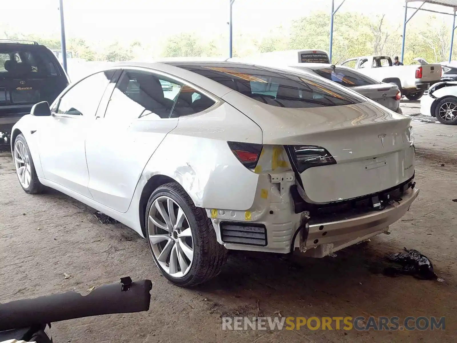 3 Photograph of a damaged car 5YJ3E1EBXKF406676 TESLA MODEL 3 2019