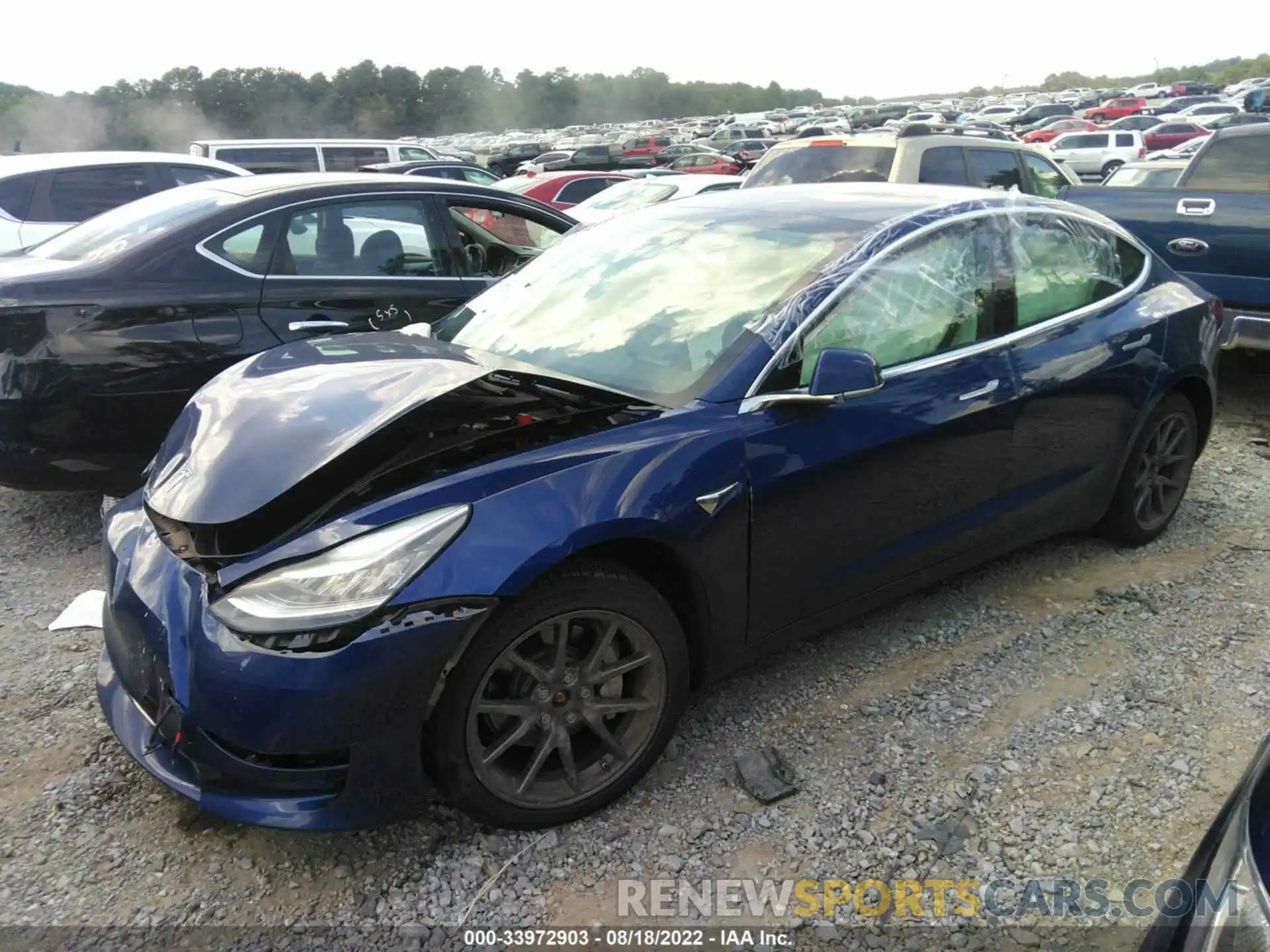 2 Фотография поврежденного автомобиля 5YJ3E1EBXKF406757 TESLA MODEL 3 2019