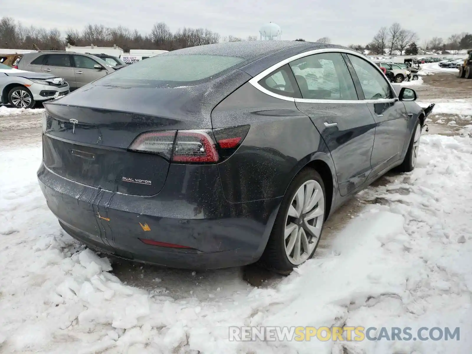 4 Фотография поврежденного автомобиля 5YJ3E1EBXKF408508 TESLA MODEL 3 2019