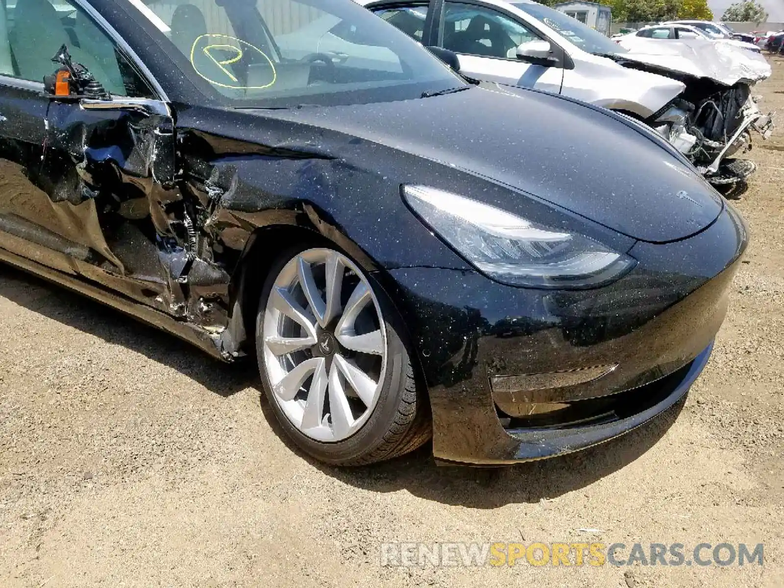 9 Photograph of a damaged car 5YJ3E1EBXKF421890 TESLA MODEL 3 2019