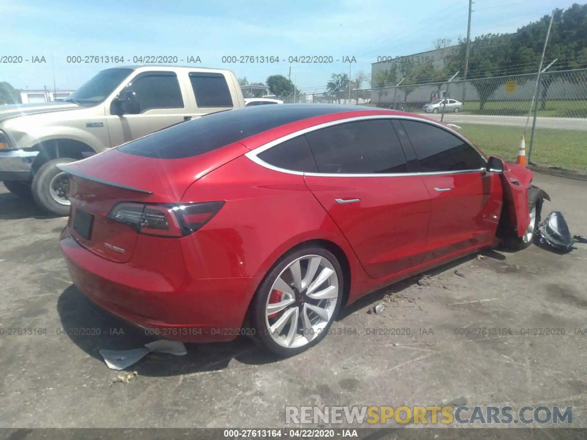 4 Photograph of a damaged car 5YJ3E1EBXKF422053 TESLA MODEL 3 2019