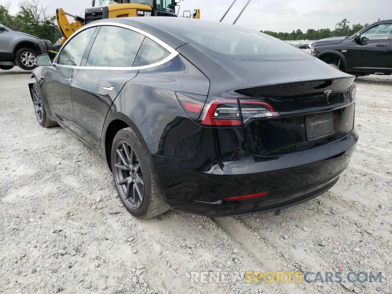 3 Photograph of a damaged car 5YJ3E1EBXKF432243 TESLA MODEL 3 2019