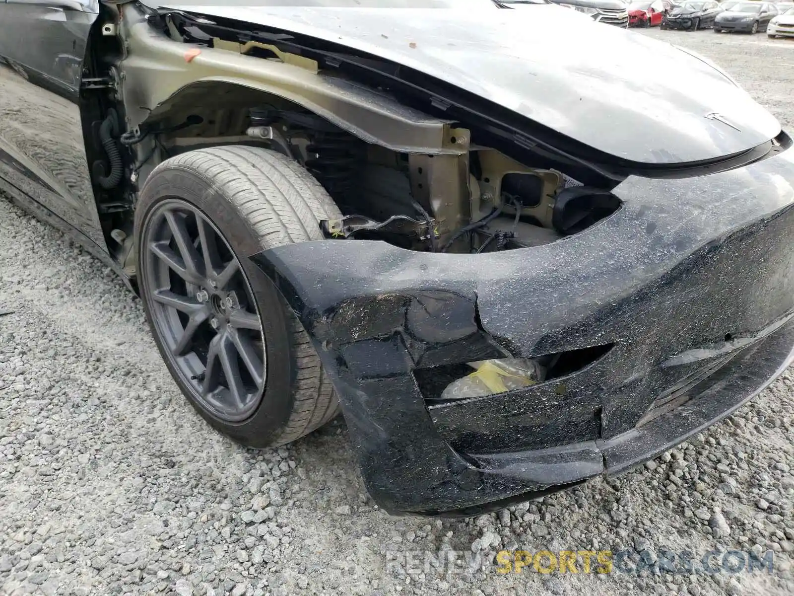 9 Photograph of a damaged car 5YJ3E1EBXKF432243 TESLA MODEL 3 2019