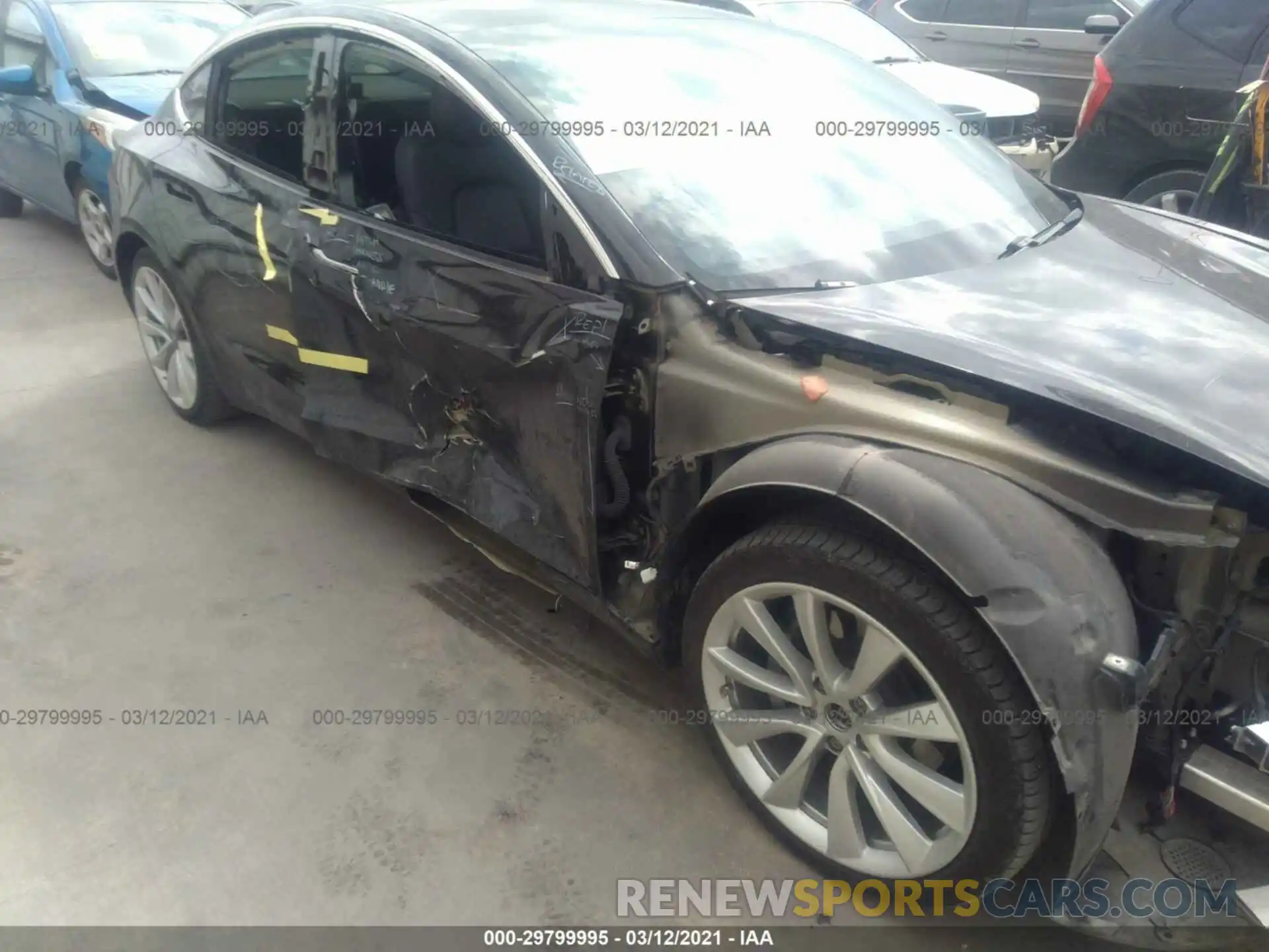 6 Photograph of a damaged car 5YJ3E1EBXKF433666 TESLA MODEL 3 2019