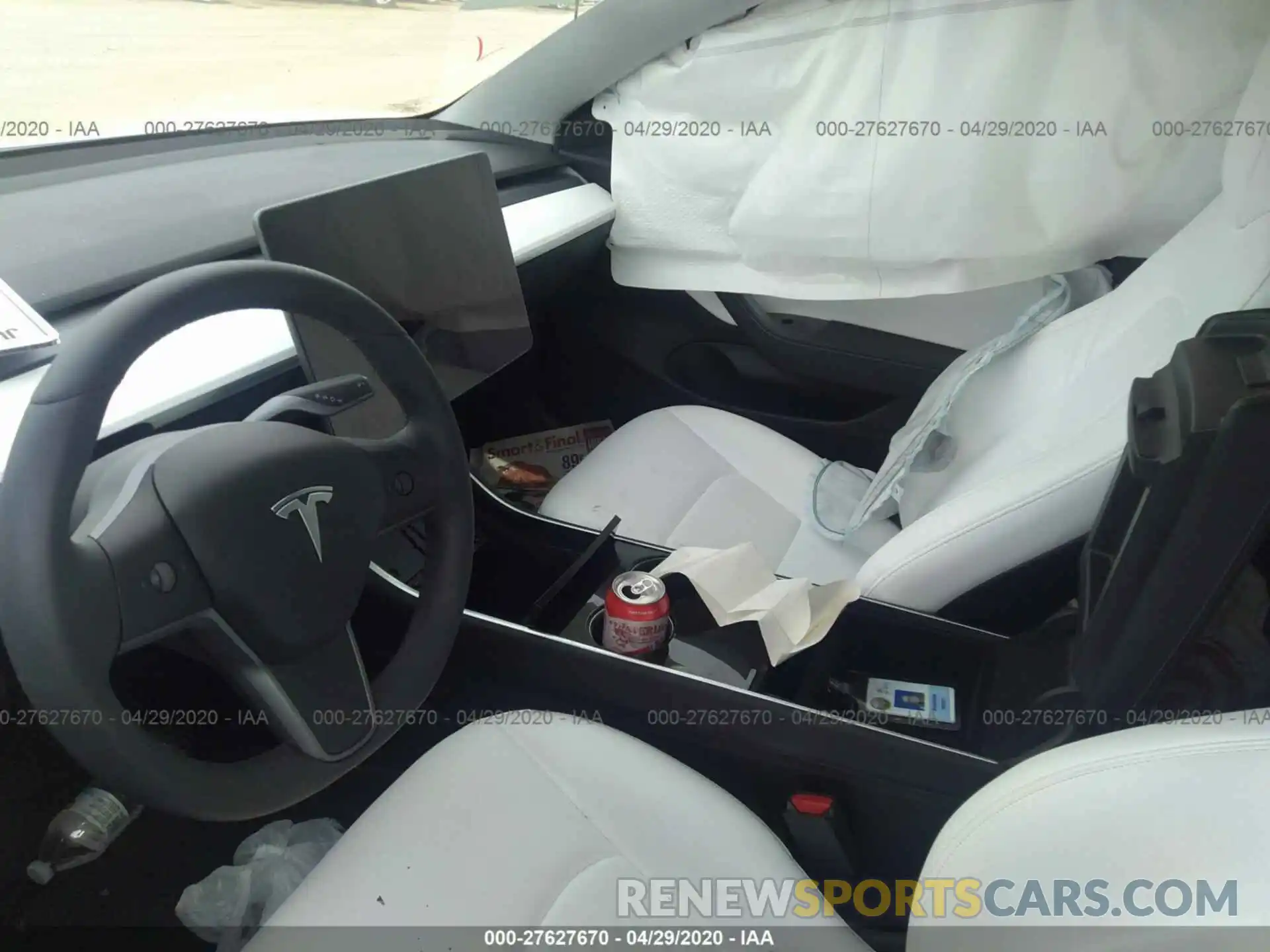 5 Photograph of a damaged car 5YJ3E1EBXKF434199 TESLA MODEL 3 2019