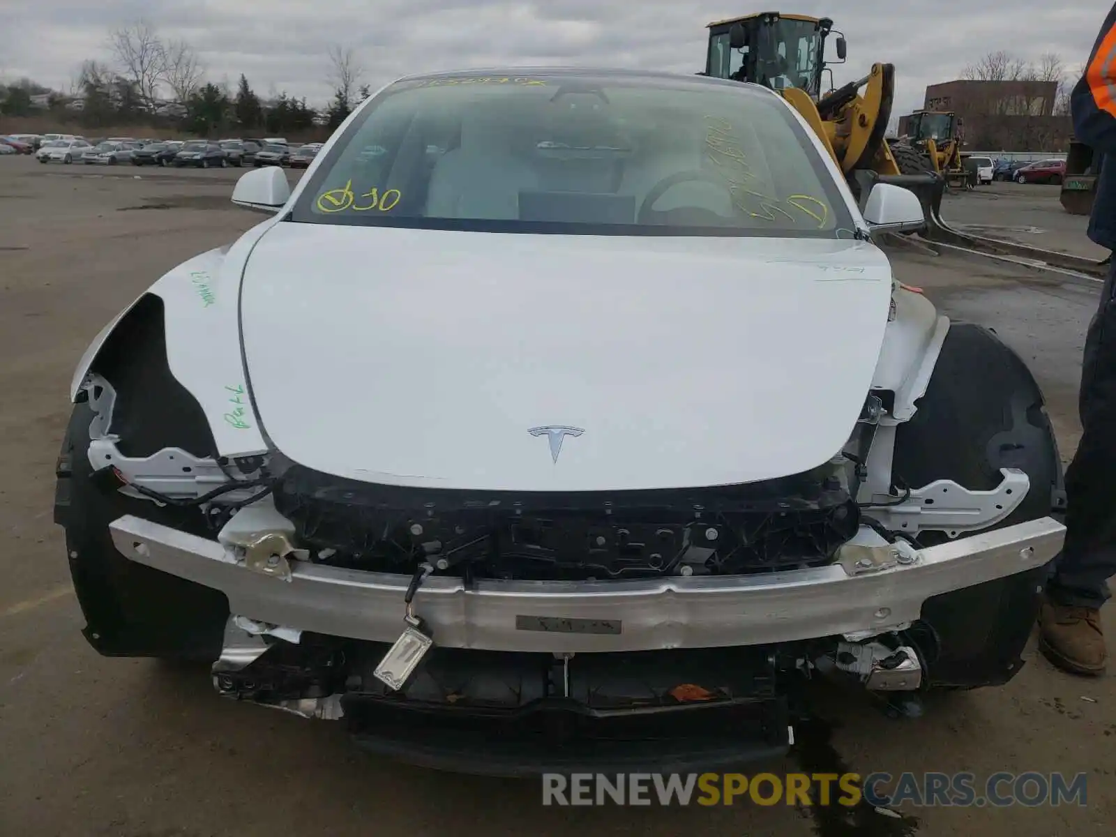 9 Photograph of a damaged car 5YJ3E1EBXKF437247 TESLA MODEL 3 2019