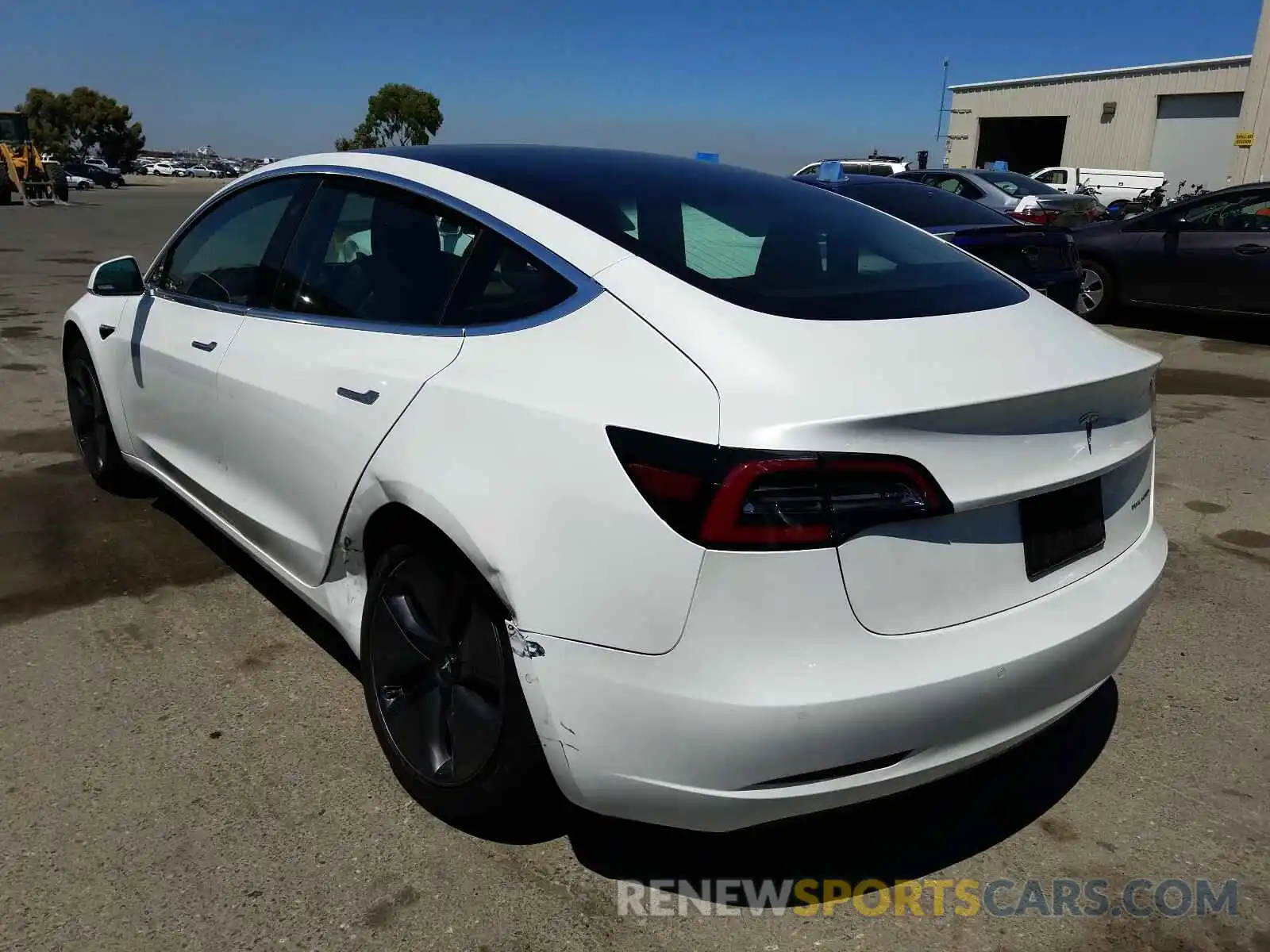 3 Photograph of a damaged car 5YJ3E1EBXKF451911 TESLA MODEL 3 2019