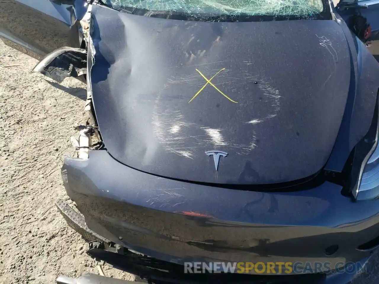 7 Photograph of a damaged car 5YJ3E1EBXKF452122 TESLA MODEL 3 2019