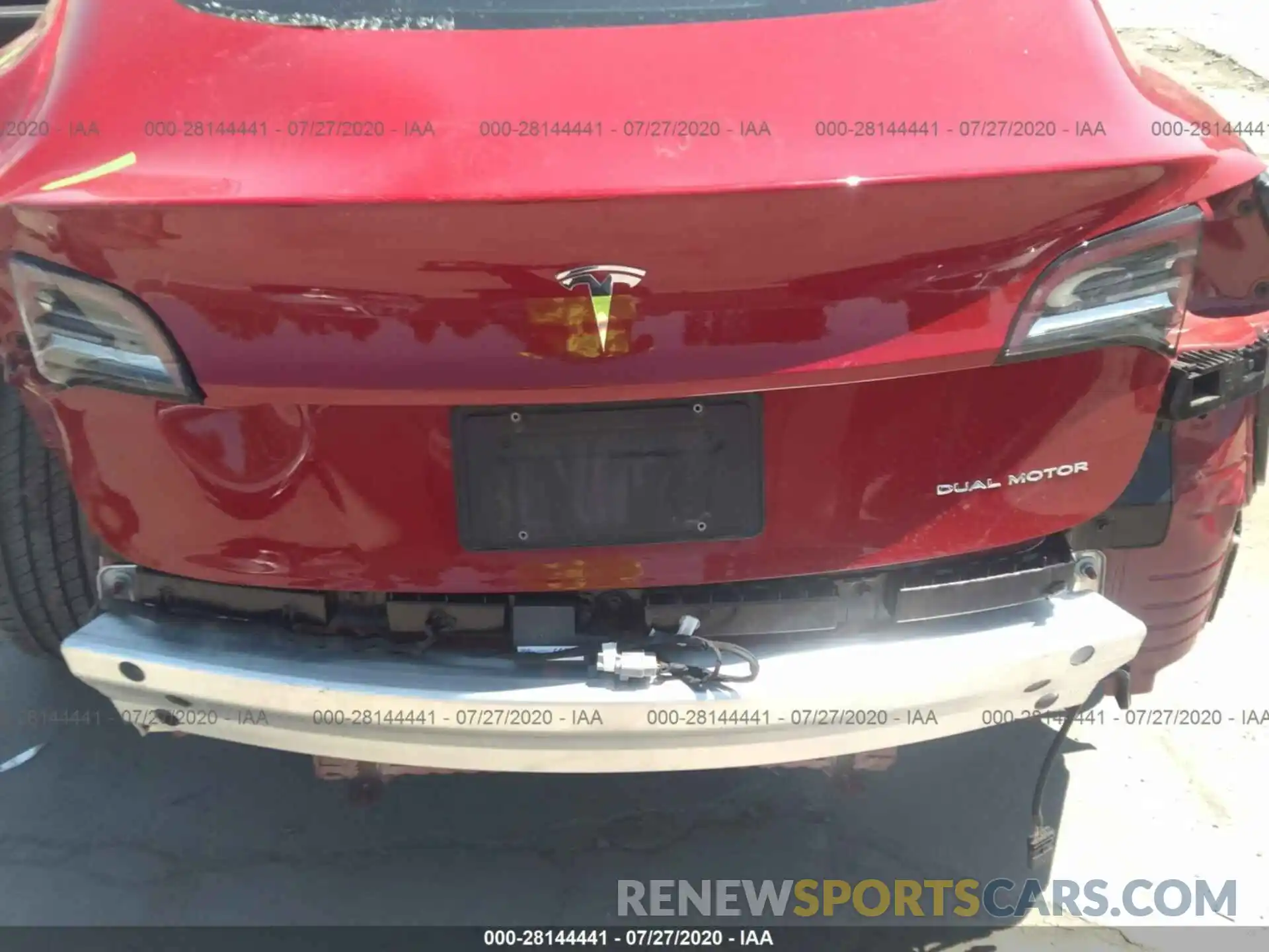 6 Photograph of a damaged car 5YJ3E1EBXKF453741 TESLA MODEL 3 2019