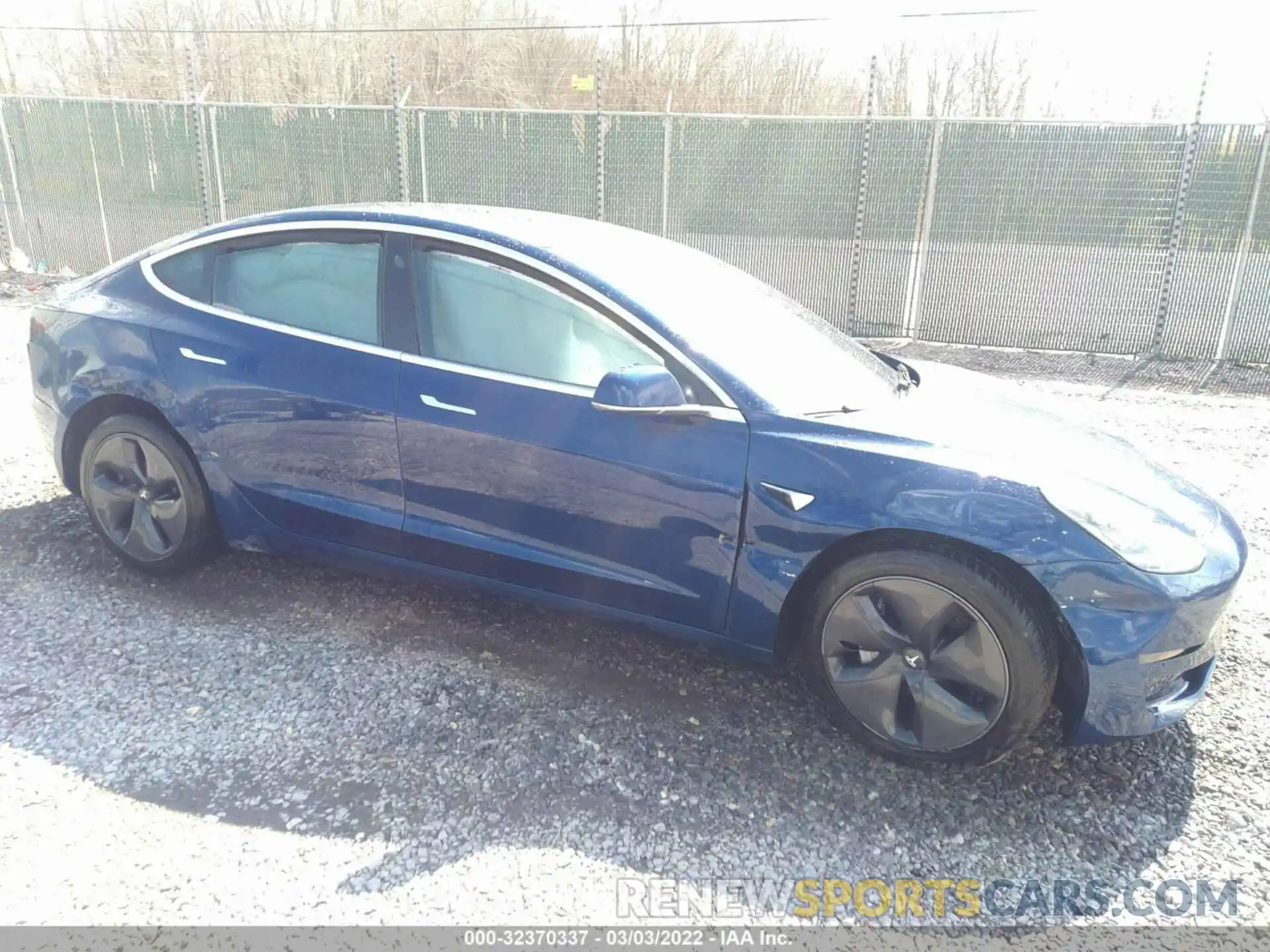 1 Photograph of a damaged car 5YJ3E1EBXKF454338 TESLA MODEL 3 2019