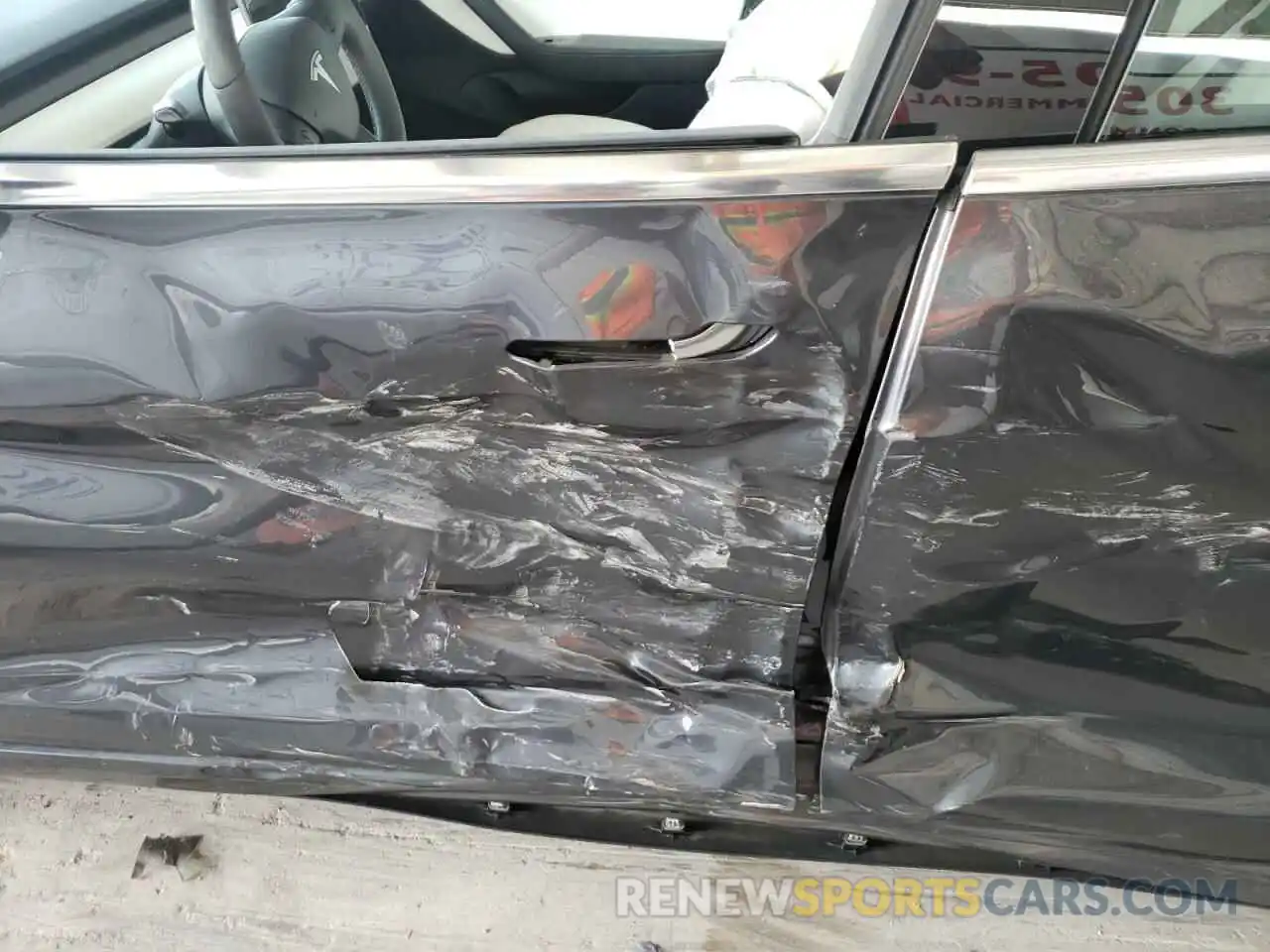 10 Photograph of a damaged car 5YJ3E1EBXKF469745 TESLA MODEL 3 2019