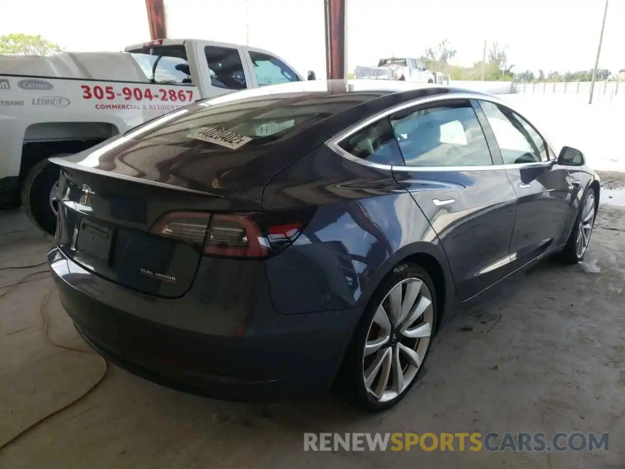 4 Photograph of a damaged car 5YJ3E1EBXKF469745 TESLA MODEL 3 2019