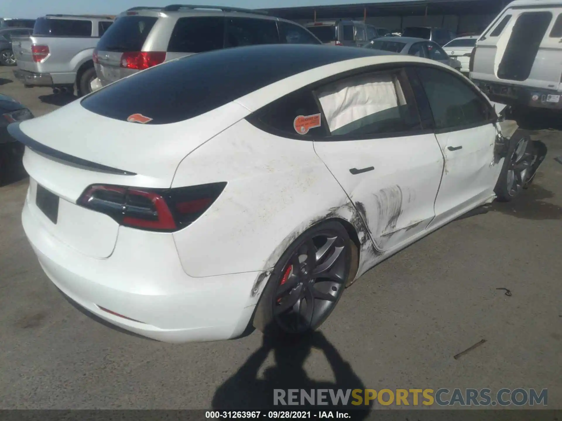 4 Photograph of a damaged car 5YJ3E1EBXKF487212 TESLA MODEL 3 2019