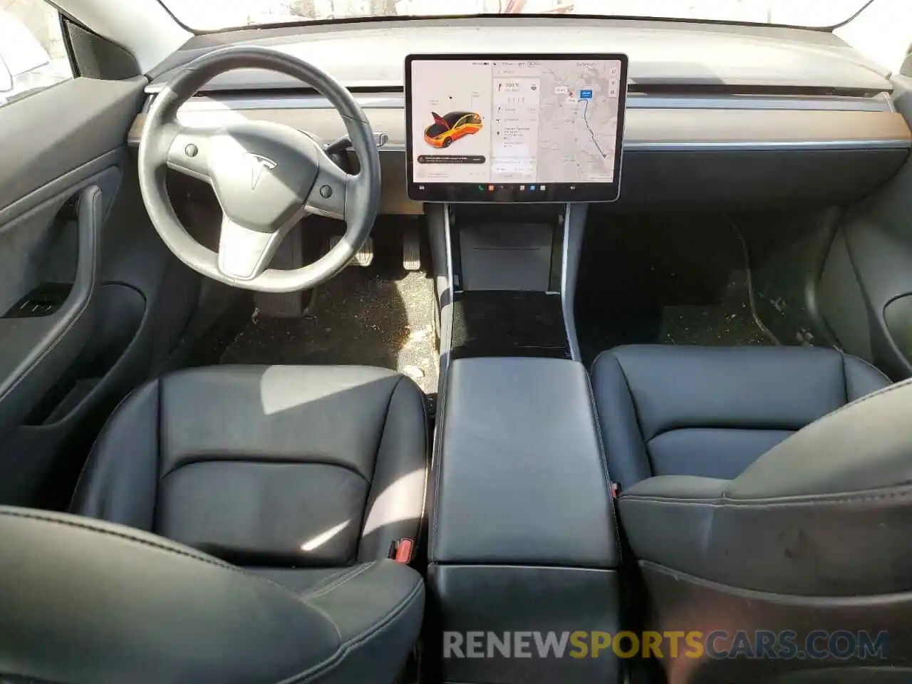 8 Photograph of a damaged car 5YJ3E1EBXKF493480 TESLA MODEL 3 2019