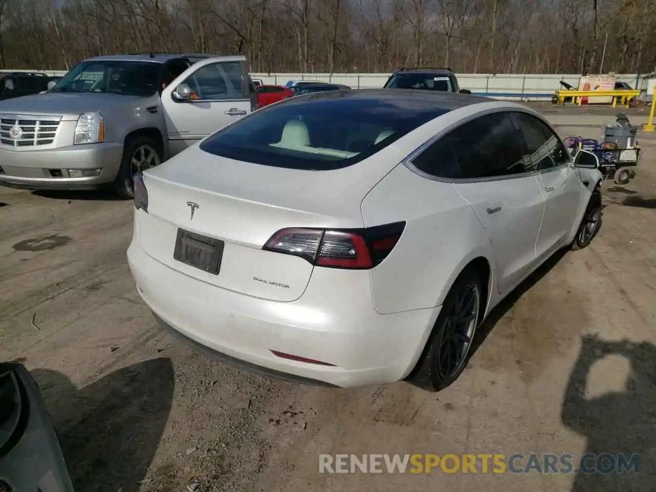 4 Photograph of a damaged car 5YJ3E1EBXKF494421 TESLA MODEL 3 2019