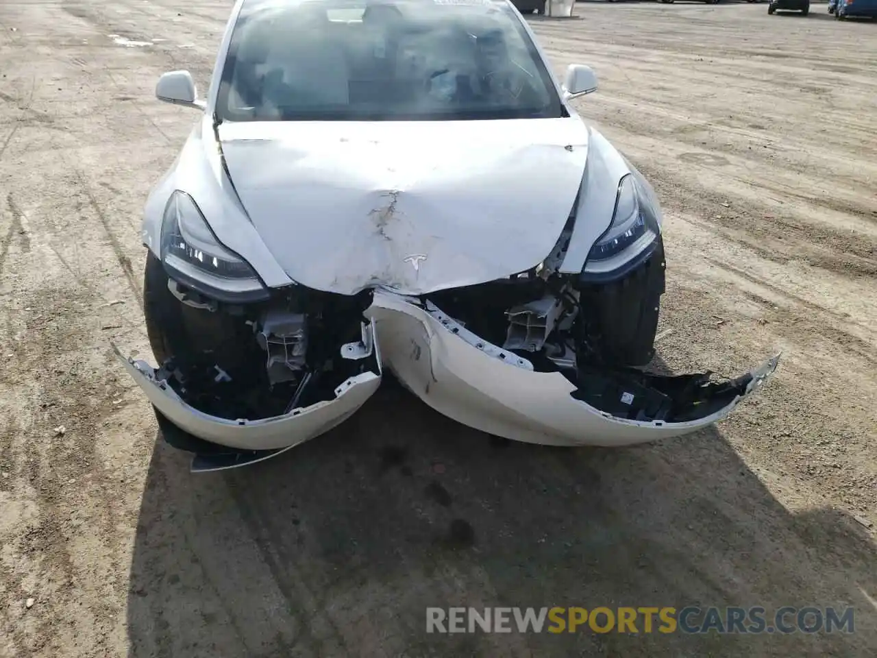 9 Photograph of a damaged car 5YJ3E1EBXKF494421 TESLA MODEL 3 2019