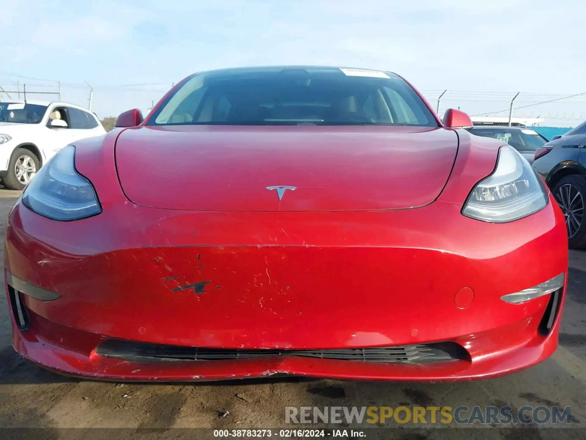 12 Photograph of a damaged car 5YJ3E1EBXKF496766 TESLA MODEL 3 2019