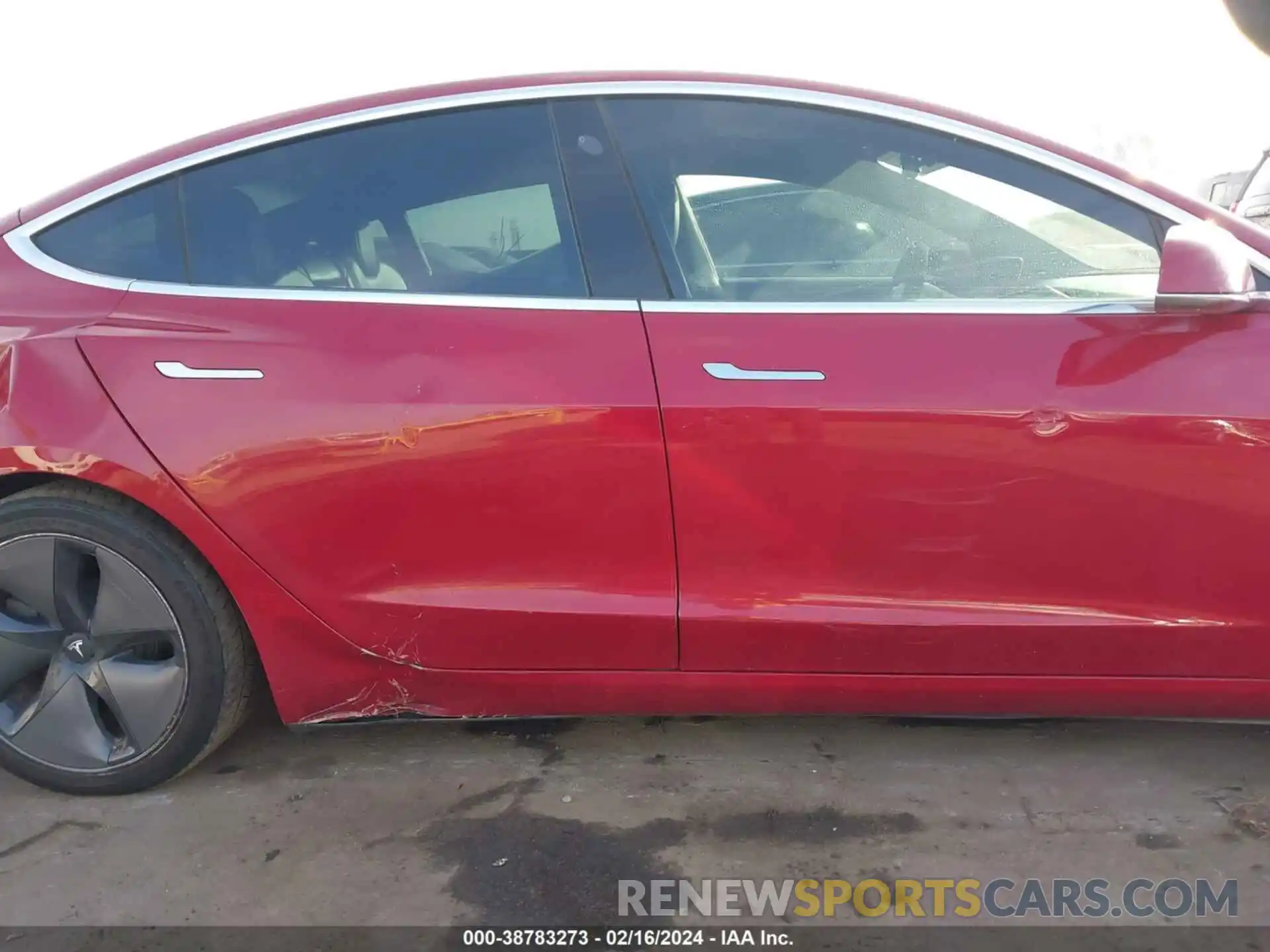 13 Photograph of a damaged car 5YJ3E1EBXKF496766 TESLA MODEL 3 2019