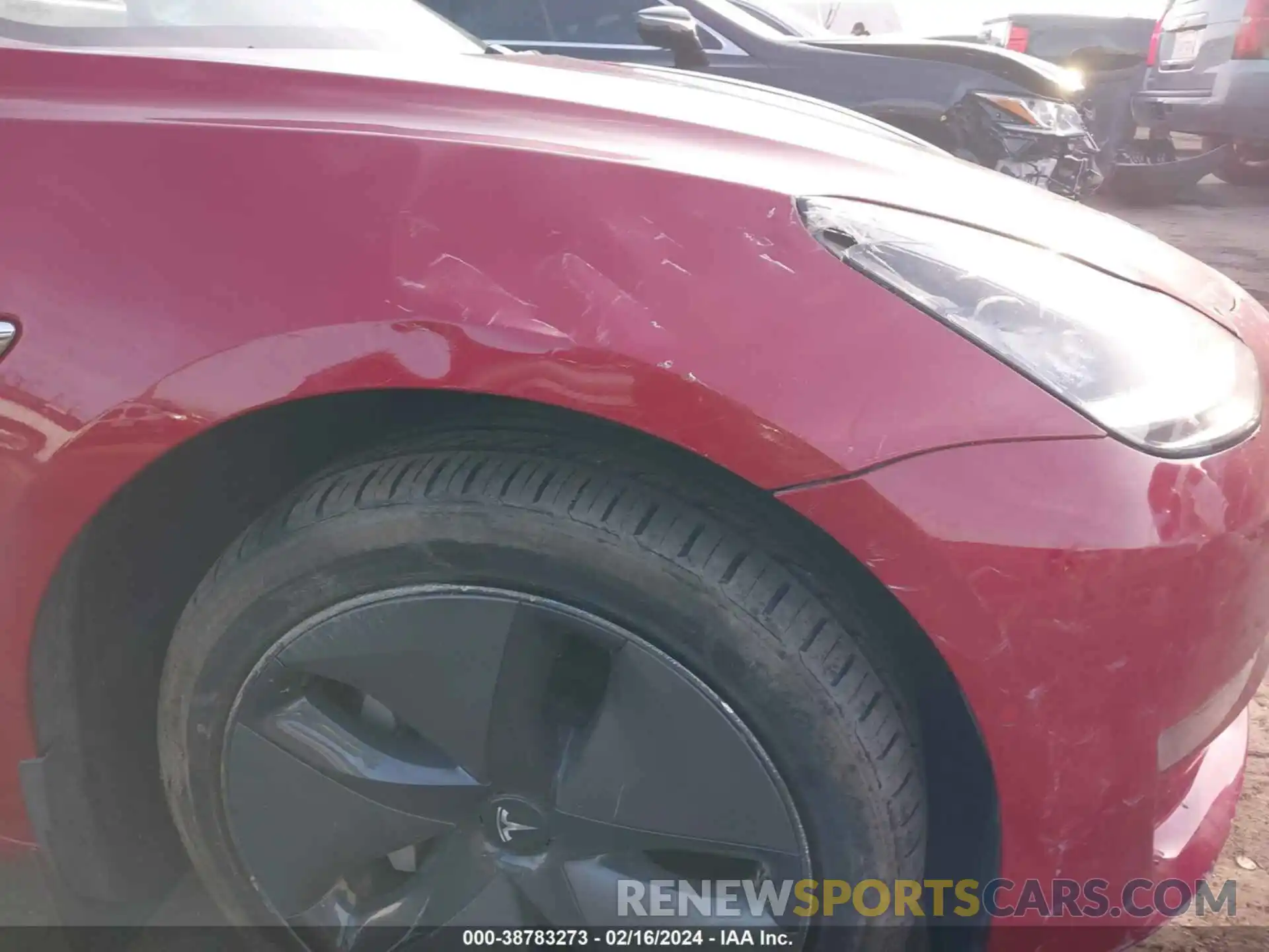 20 Photograph of a damaged car 5YJ3E1EBXKF496766 TESLA MODEL 3 2019