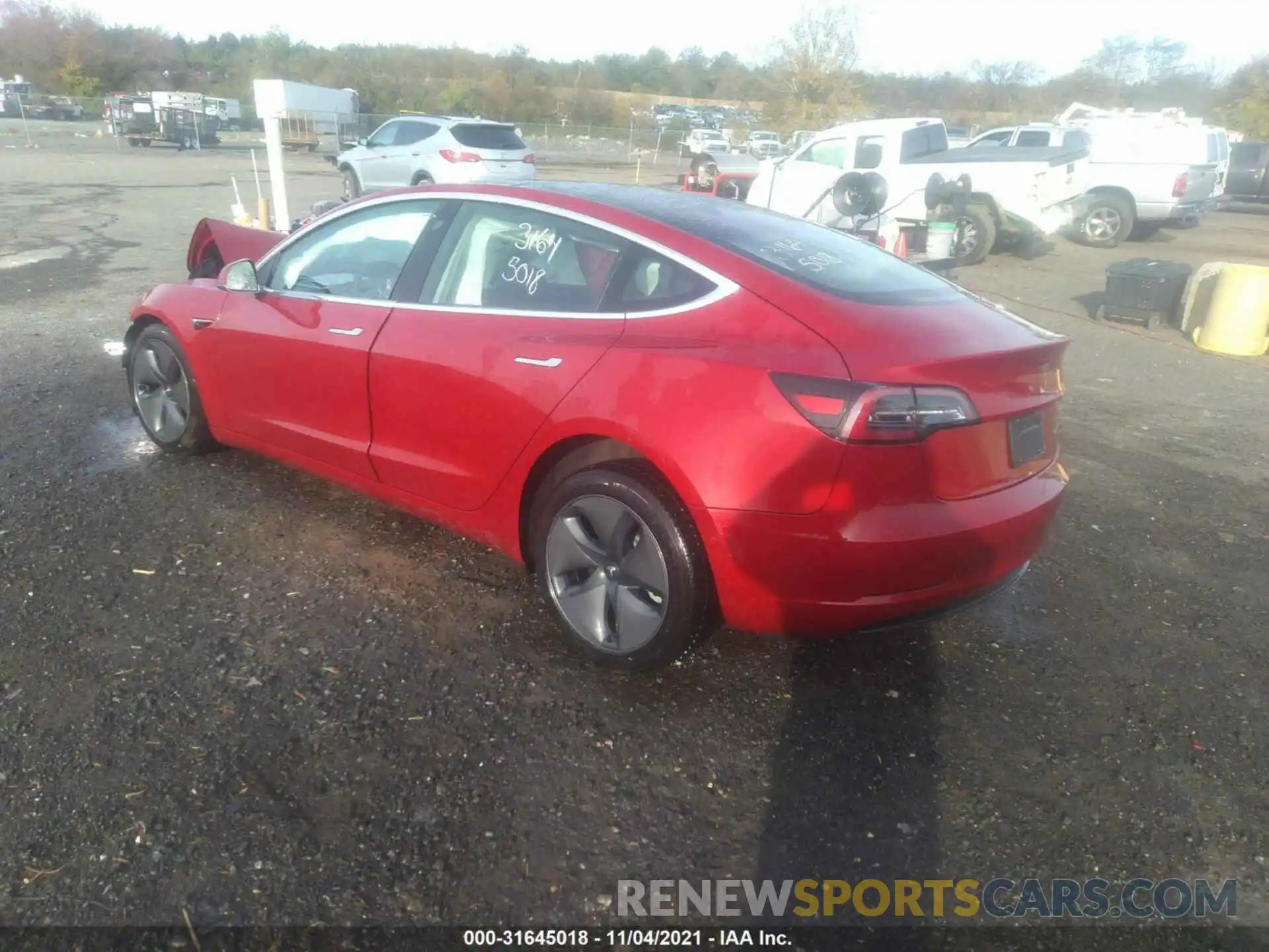 3 Photograph of a damaged car 5YJ3E1EBXKF497125 TESLA MODEL 3 2019