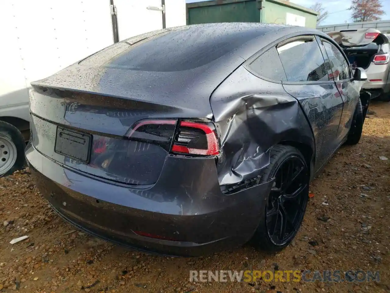 4 Photograph of a damaged car 5YJ3E1EA0LF496011 TESLA MODEL 3 2020