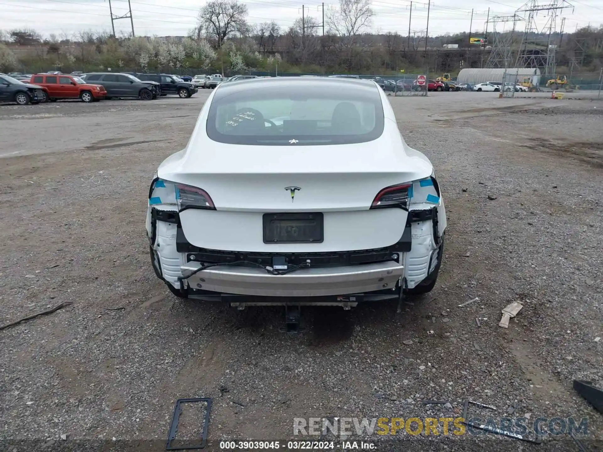 16 Photograph of a damaged car 5YJ3E1EA0LF504236 TESLA MODEL 3 2020