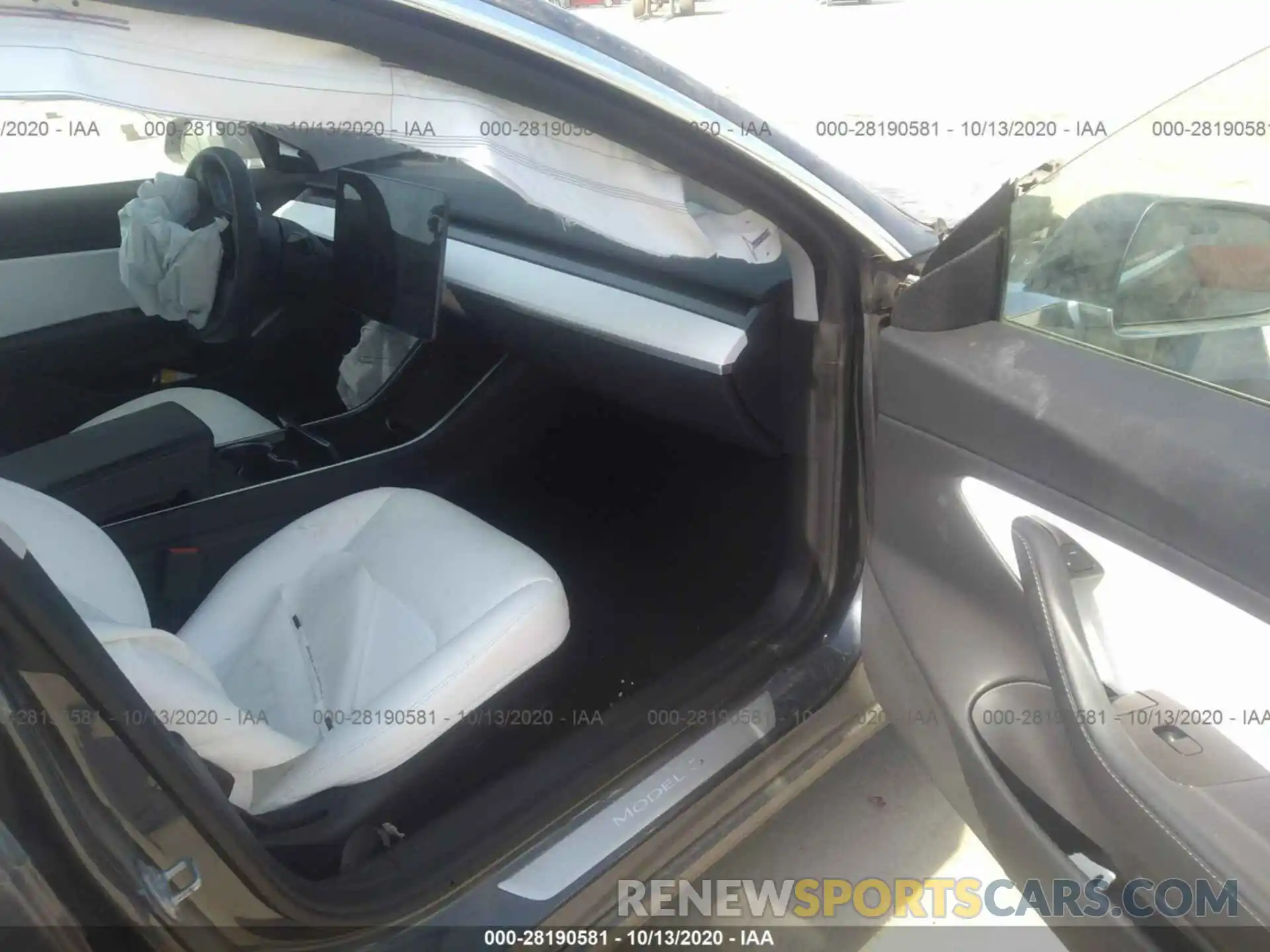 5 Photograph of a damaged car 5YJ3E1EA0LF598845 TESLA MODEL 3 2020