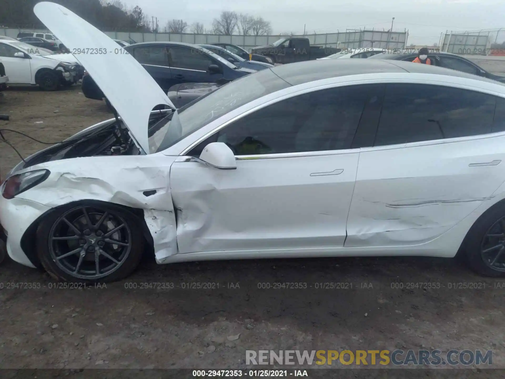 6 Photograph of a damaged car 5YJ3E1EA0LF598960 TESLA MODEL 3 2020