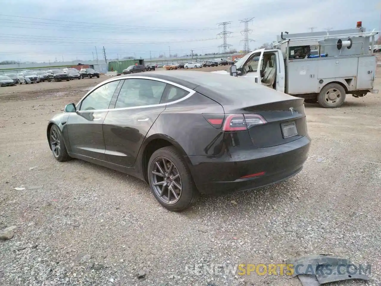 3 Фотография поврежденного автомобиля 5YJ3E1EA0LF606443 TESLA MODEL 3 2020