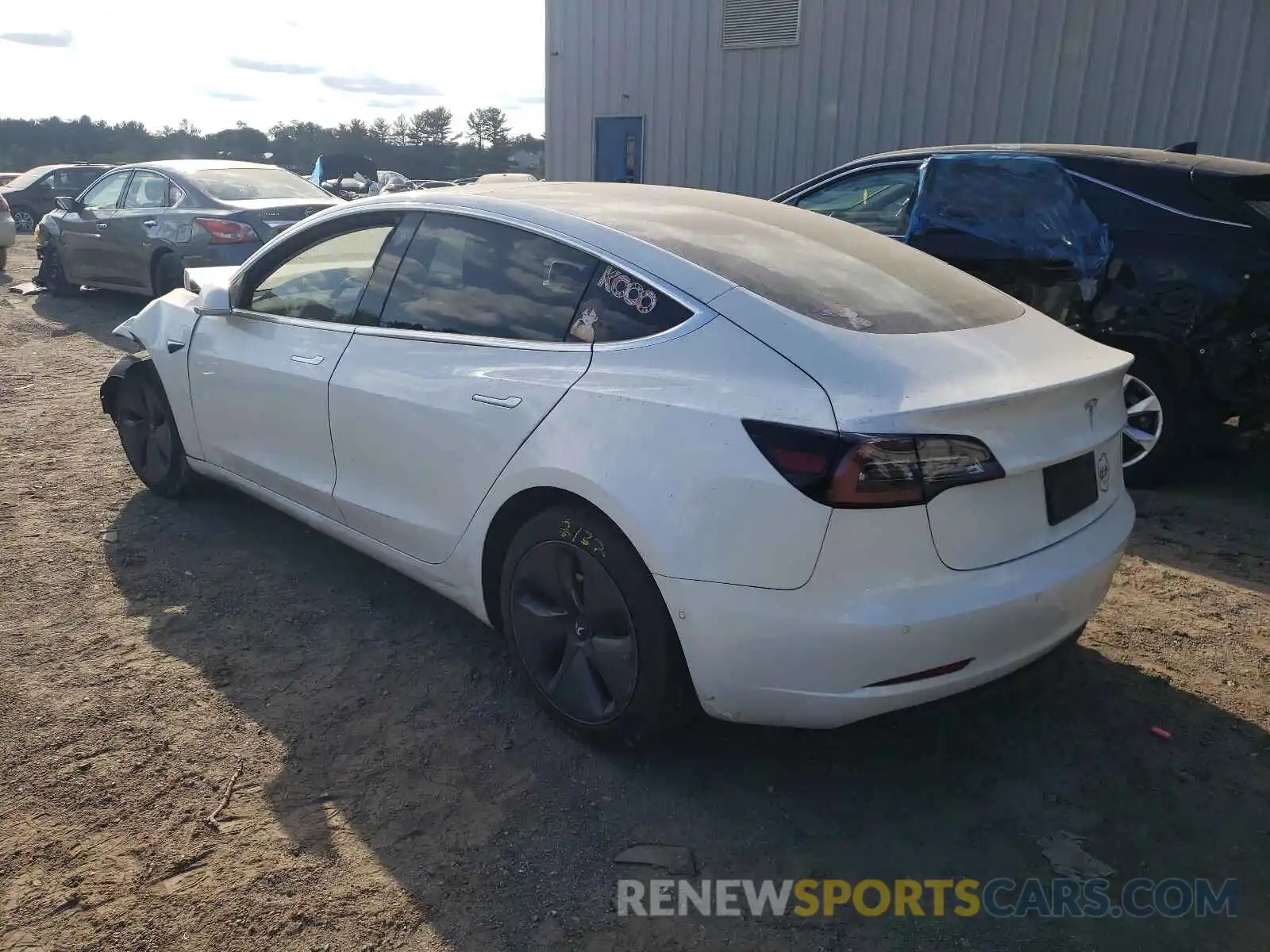 3 Photograph of a damaged car 5YJ3E1EA0LF614820 TESLA MODEL 3 2020