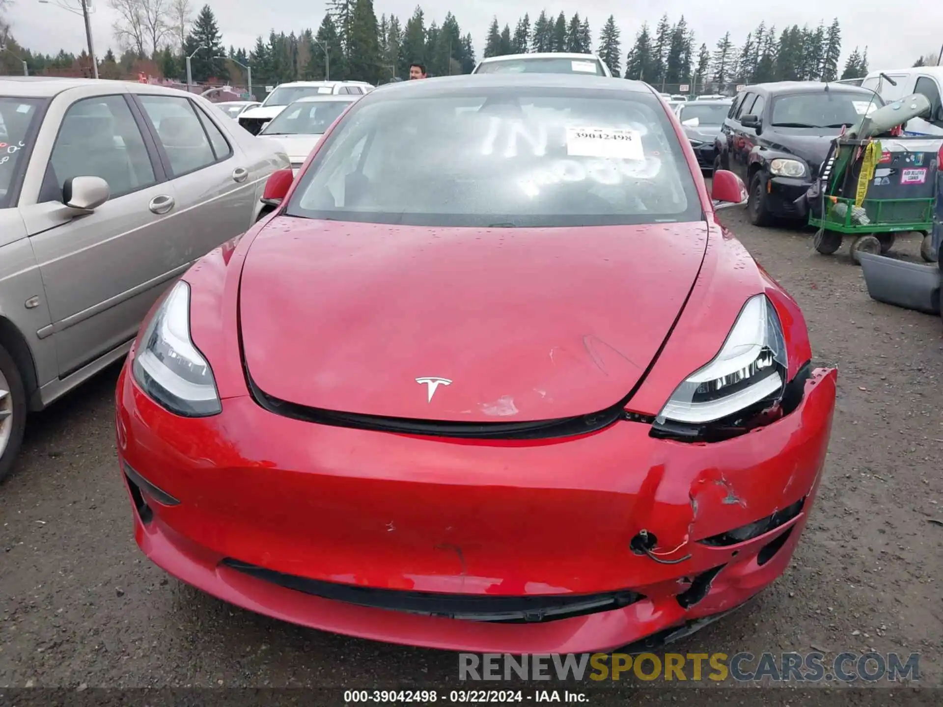 11 Фотография поврежденного автомобиля 5YJ3E1EA0LF629737 TESLA MODEL 3 2020