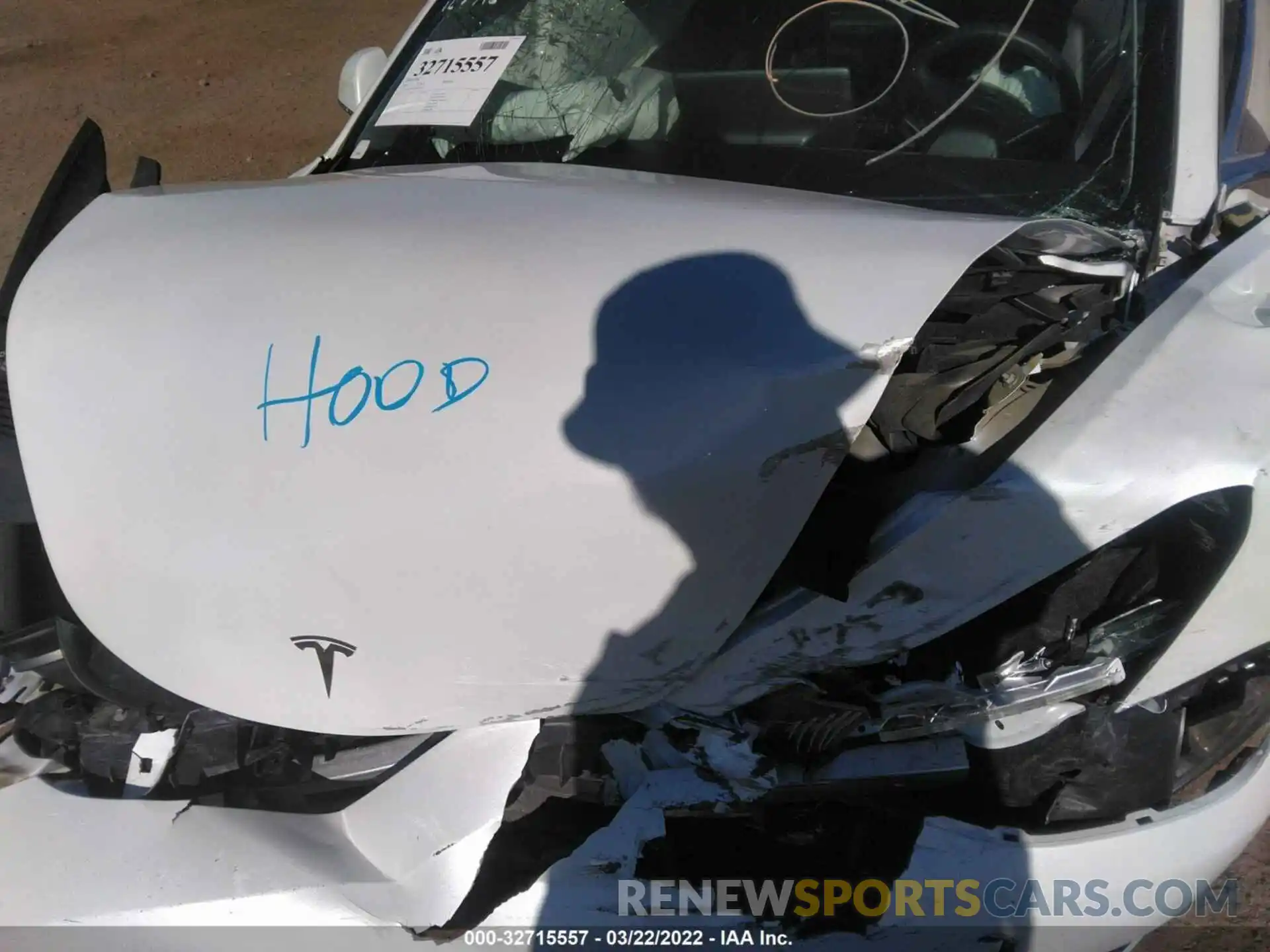 6 Photograph of a damaged car 5YJ3E1EA0LF632105 TESLA MODEL 3 2020