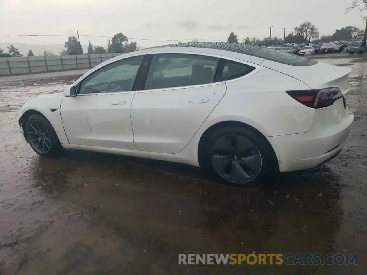 2 Photograph of a damaged car 5YJ3E1EA0LF632881 TESLA MODEL 3 2020