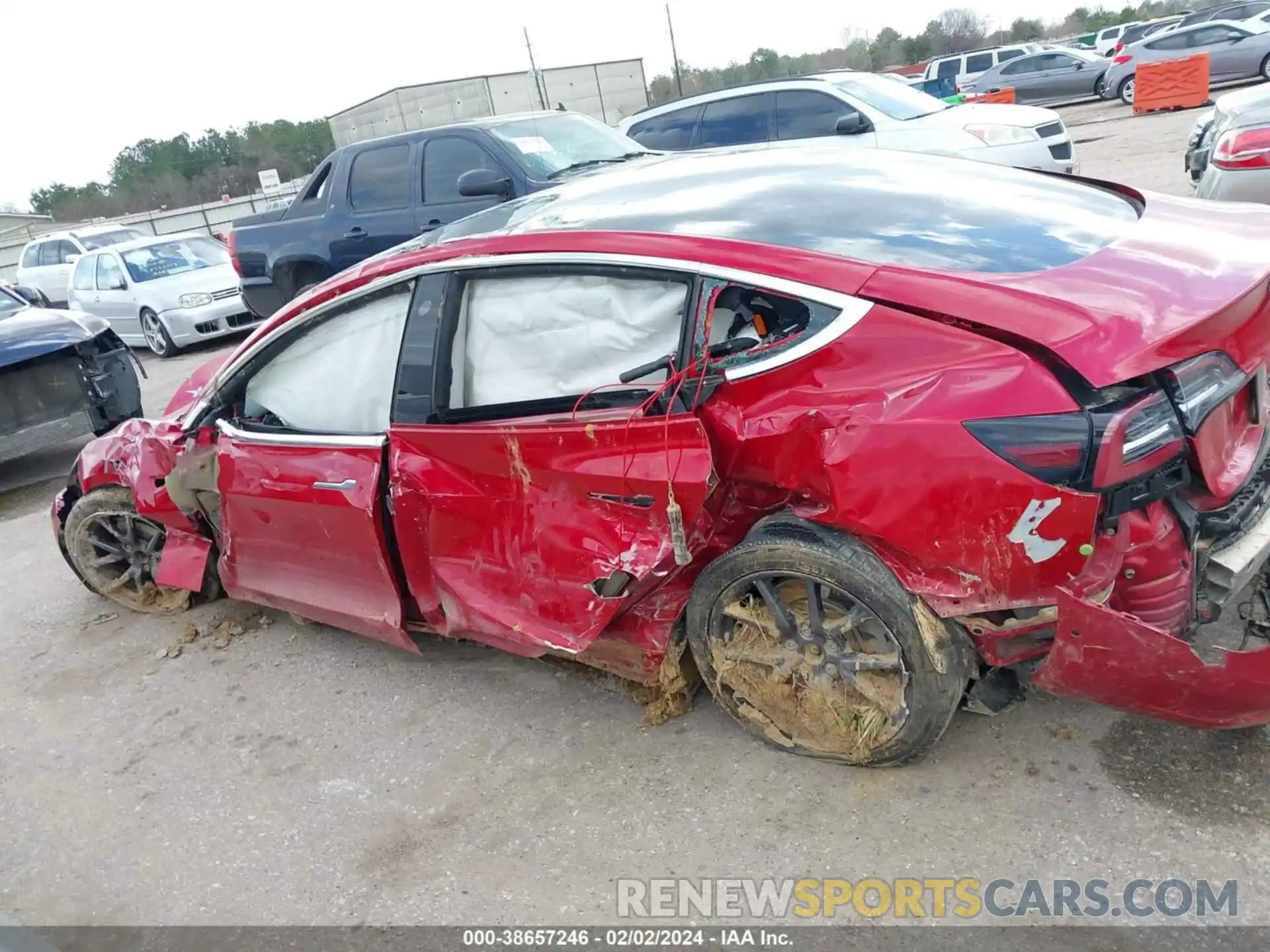 13 Photograph of a damaged car 5YJ3E1EA0LF634663 TESLA MODEL 3 2020
