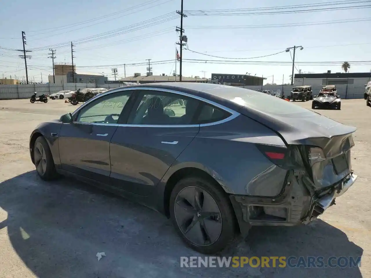 3 Photograph of a damaged car 5YJ3E1EA0LF658204 TESLA MODEL 3 2020