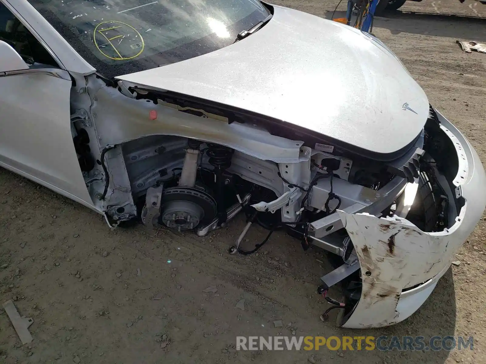 9 Photograph of a damaged car 5YJ3E1EA0LF660633 TESLA MODEL 3 2020